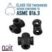1/2 in. Prefinished Matte Black Cross - Sweatfully