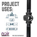 1/2 in. Prefinished Matte Black 5-Way Fitting - Sweatfully