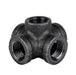 1/2 in. Prefinished Matte Black 5-Way Fitting - Sweatfully