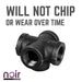 1/2 in. Prefinished Matte Black 5-Way Fitting - Sweatfully