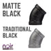 1/2 in. Prefinished Matte Black 45-Degree Elbow - Sweatfully