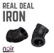 1/2 in. Prefinished Matte Black 45-Degree Elbow - Sweatfully