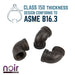1/2 in. Prefinished Matte Black 90 Degree Elbow - Sweatfully