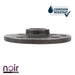 1/2 in. Prefinished Matte Black Floor Flange - Sweatfully