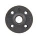 1/2 in. Prefinished Matte Black Floor Flange - Sweatfully