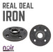 1/2 in. Prefinished Matte Black Floor Flange - Sweatfully