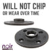 1/2 in. Prefinished Matte Black Floor Flange - Sweatfully