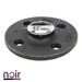 1/2 in. Prefinished Matte Black Floor Flange - Sweatfully