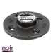 3/4 in. Prefinished Matte Black Floor Flange - Sweatfully