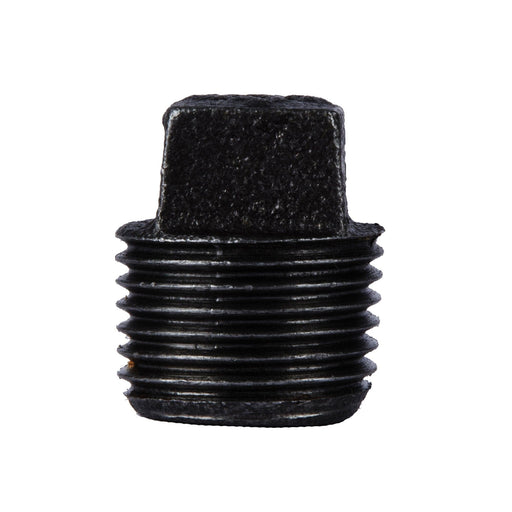 1/2 in. Prefinished Matte Black Plug - Sweatfully