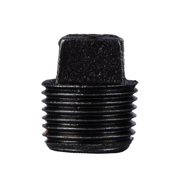 1/2 in. Prefinished Matte Black Plug - Sweatfully