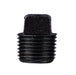 1/2 in. Prefinished Matte Black Plug - Sweatfully
