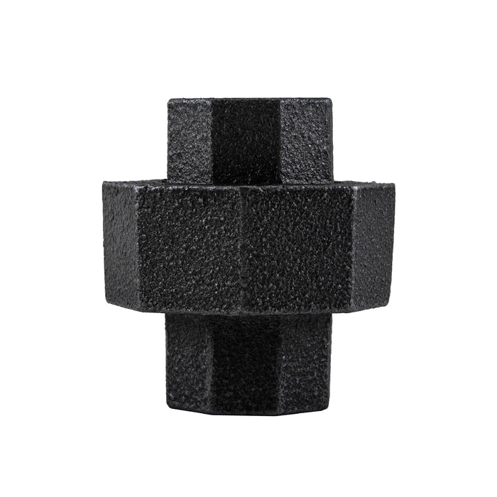 1/2 in. Prefinished Matte Black Union - Sweatfully