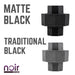 1/2 in. Prefinished Matte Black Union - Sweatfully