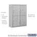 Salsbury 10 Door High Surface Mounted 4C Horizontal Parcel Locker with 4 Parcel Lockers in Aluminum with USPS Access - Sweatfully