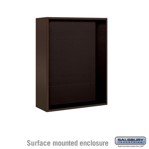 Salsbury Surface Mounted Enclosure - for 3710 Double Column Unit - Bronze - Sweatfully