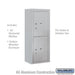 Salsbury 10 Door High Surface Mounted 4C Horizontal Parcel Locker with 2 Parcel Lockers in Aluminum with USPS Access - Sweatfully