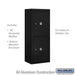 Salsbury 10 Door High Surface Mounted 4C Horizontal Parcel Locker with 2 Parcel Lockers in Black with USPS Access - Sweatfully