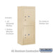 Salsbury 10 Door High Surface Mounted 4C Horizontal Parcel Locker with 2 Parcel Lockers in Sandstone with USPS Access - Sweatfully
