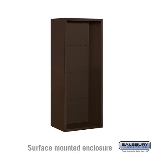 Salsbury Surface Mounted Enclosure - for 3710 Single Column Unit - Bronze - Sweatfully