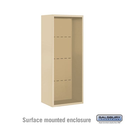 Salsbury Surface Mounted Enclosure - for 3710 Single Column Unit - Sandstone - Sweatfully