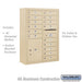 Salsbury 11 Door High Surface Mounted 4C Horizontal Mailbox with 15 Doors and 1 Parcel Locker in Sandstone with USPS Access - Sweatfully