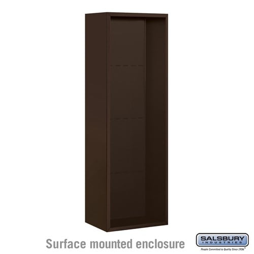 Salsbury Surface Mounted Enclosure - for 3711 Single Column Unit - Bronze - Sweatfully