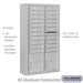 Salsbury Maximum Height Surface Mounted 4C Horizontal Mailbox with 20 Doors and 2 Parcel Lockers in Aluminum with USPS Access - Sweatfully