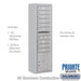 Salsbury Maximum Height Surface Mounted 4C Horizontal Mailbox with 9 Doors and 1 Parcel Locker in Aluminum with Private Access - Sweatfully
