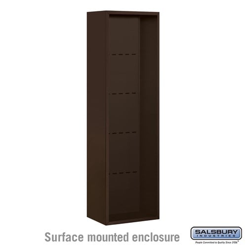 Salsbury Surface Mounted Enclosure - for 3716 Single Column Unit - Bronze - Sweatfully