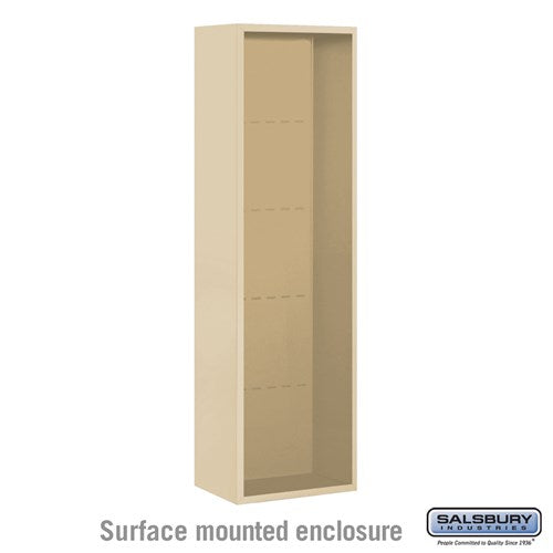 Salsbury Surface Mounted Enclosure - for 3716 Single Column Unit - Sandstone - Sweatfully