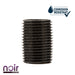 1/2 in. x 1 in. Prefinished Matte Black Pipe - Sweatfully