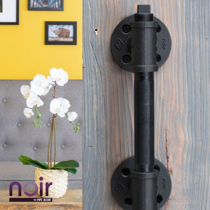 1/2 in. x 1 in. Prefinished Matte Black Pipe - Sweatfully
