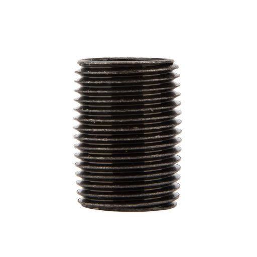 1/2 in. x 1 in. Prefinished Matte Black Pipe - Sweatfully