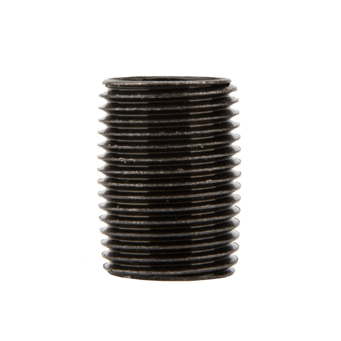1/2 in. x 1 in. Prefinished Matte Black Pipe - Sweatfully