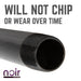 1/2 in. x 1 in. Prefinished Matte Black Pipe - Sweatfully