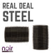 1/2 in. x 1 in. Prefinished Matte Black Pipe - Sweatfully