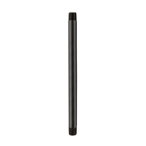 1/2 in. x 12 in. Prefinished Matte Black Pipe - Sweatfully