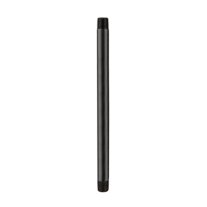 1/2 in. x 12 in. Prefinished Matte Black Pipe - Sweatfully