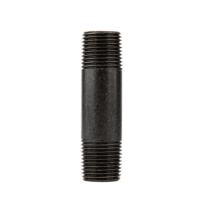 1/2 in. x 3 in. Prefinished Matte Black Pipe - Sweatfully