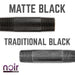 1/2 in. x 3 in. Prefinished Matte Black Pipe - Sweatfully