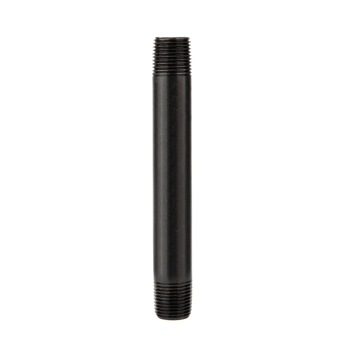 1/2 in. x 6 in. Prefinished Matte Black Pipe - Sweatfully