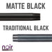 1/2 in. x 6 in. Prefinished Matte Black Pipe - Sweatfully