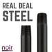 1/2 in. x 6 in. Prefinished Matte Black Pipe - Sweatfully