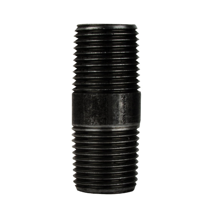 1/2 in. x 2 in. Prefinished Matte Black Pipe - Sweatfully