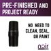 1/2 in. x 2 in. Prefinished Matte Black Pipe - Sweatfully