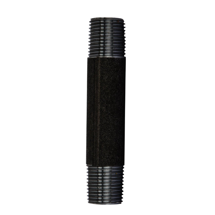 1/2 in. x 4 in. Prefinished Matte Black Pipe - Sweatfully