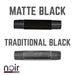 1/2 in. x 4 in. Prefinished Matte Black Pipe - Sweatfully