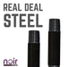 1/2 in. x 4 in. Prefinished Matte Black Pipe - Sweatfully