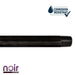 1/2 in. x 8 in. Prefinished Matte Black Pipe - Sweatfully